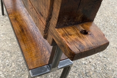 Barn Beam Console - detail